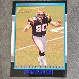 2001 Bowman #205 Justin Smith Rookie Football Card